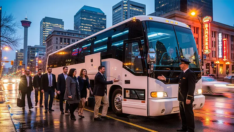 Apex Shuttle & Party Bus Service Executive Sprinter Bus Edmonton